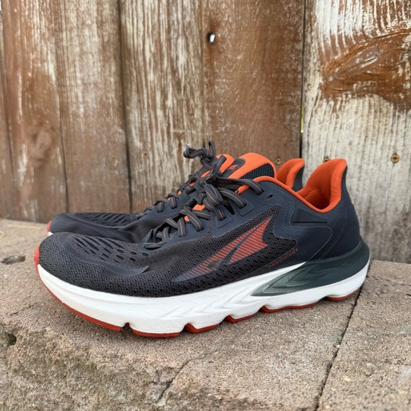 ALTRA Men's Provision Black Orange Running Athletic Wide Toe Box Shoes Size 10